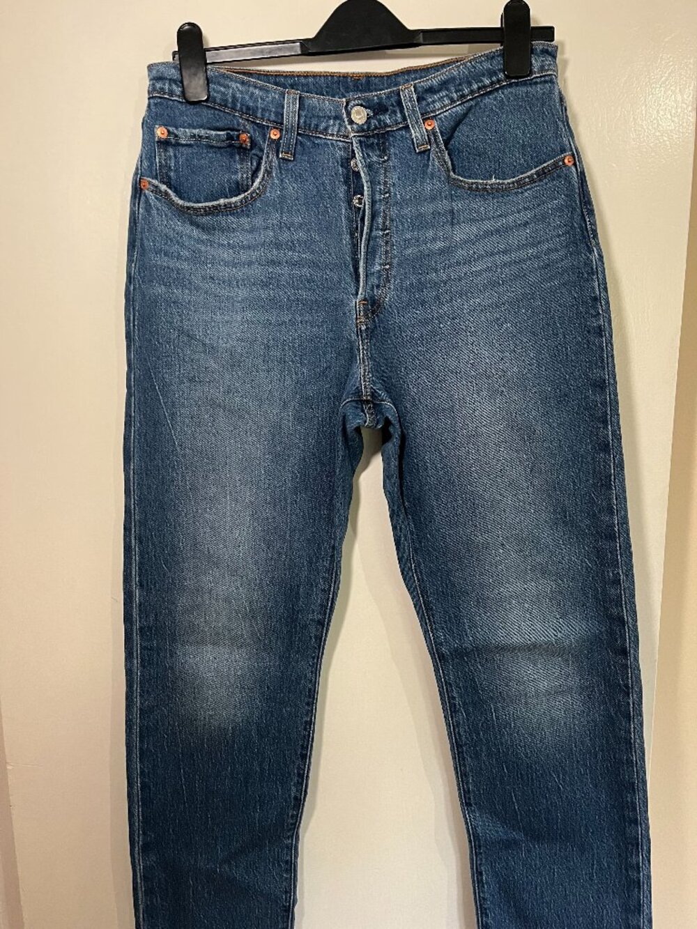 Women's Levi 501's -- blue denim 30x 30